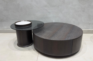 Round Marble-Top Coffee Table – Model 1810 - image 1