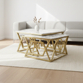 Round Marble-Top Coffee Table – Model 303 - image 1