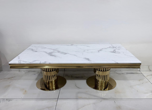 Round Marble-Top Side Table – Model 587 - image 1