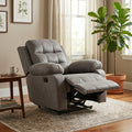 Grey Fabric Manual Recliner Chair - image 2