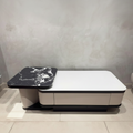 Round Marble-Top Side Table with Gold Base – Model 804 - image 1