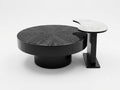 Round Storage Coffee Table with Marble Side Table - image 1