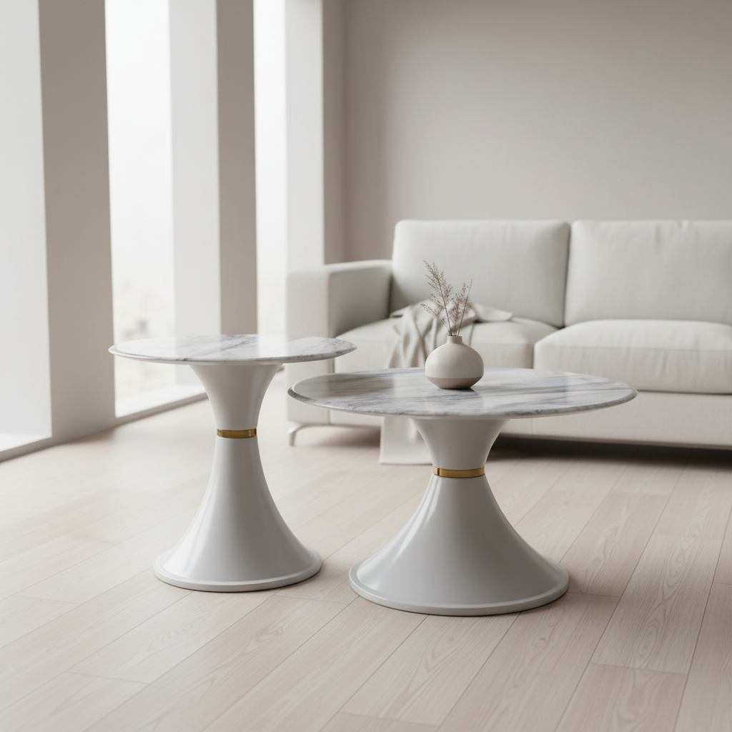 Rectangular Glass-Top Coffee Table with Wood Base – Model V-90 - image 1