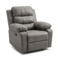Grey Fabric Manual Recliner Chair - image 1