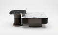 Black and White Marble Coffee Table Duo - image 1